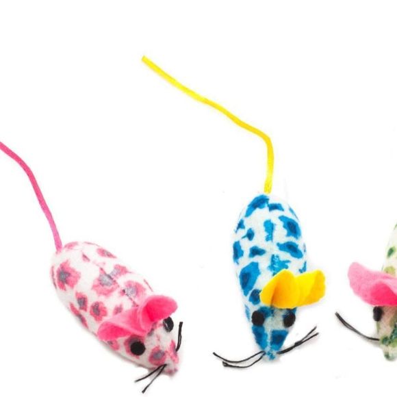 Fashion's Talk Mouse Cat Toys Mixed Bag 27 Assorted Mice Toy for Cats Kitten Cat - Picture 2 of 6